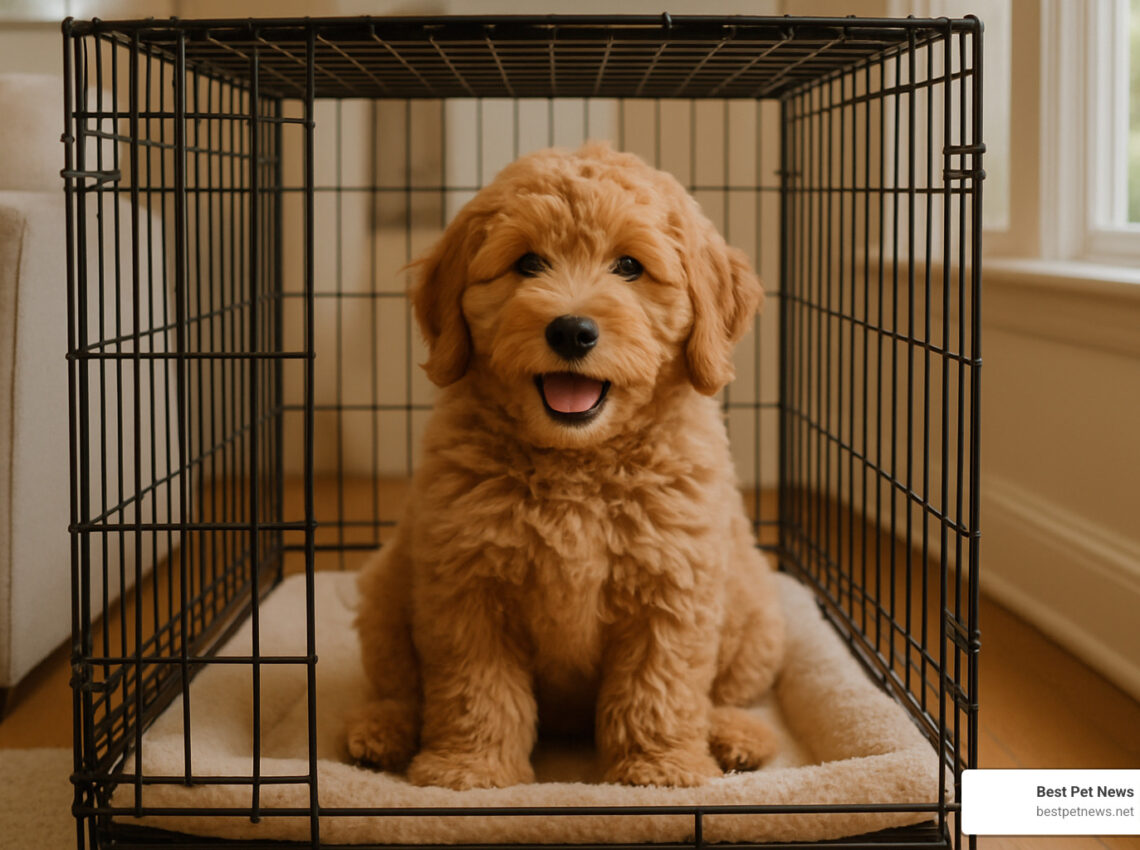 Goldendoodle Puppy Crate Training Made Easy